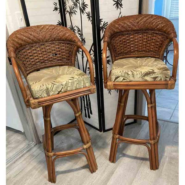 SET OF 2 AUTUMN MORNING BARSTOOLS