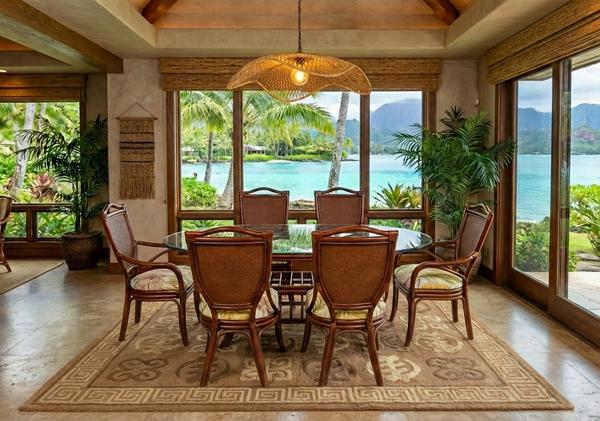 Pearl Harbor Rattan Dining Set