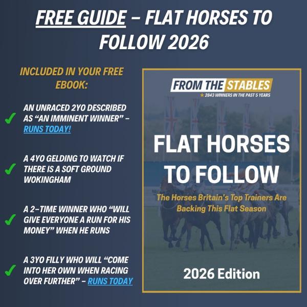 FREE TO FOLLOW HORSES FOR THE FLAT (2026)