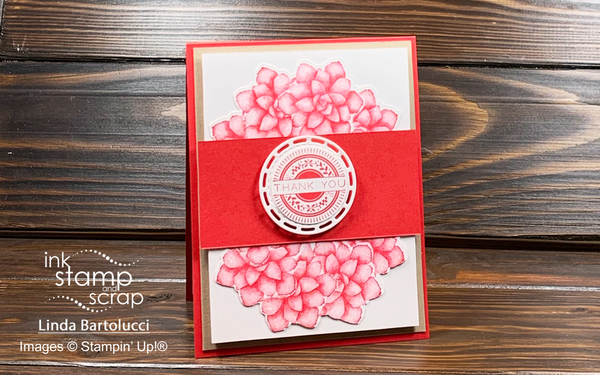 painted seasons thank you card