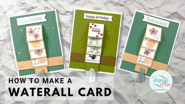 how to make a waterfall card