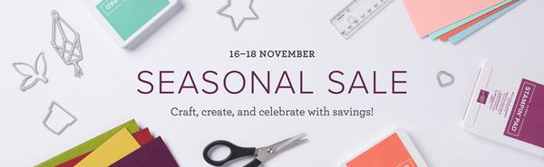 shop stampin up seasonal sale