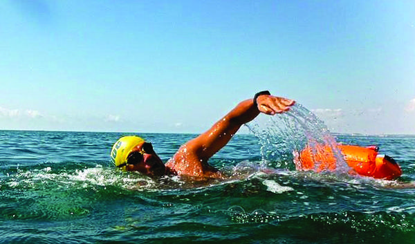 I love open water swimming