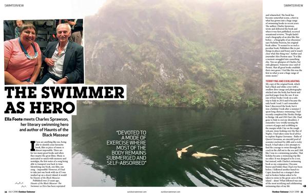 Swimmer as hero article