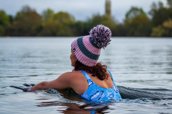 Woman wearing Gill Marine changing robe