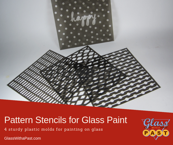 Pattern Stencils for Glass Paint