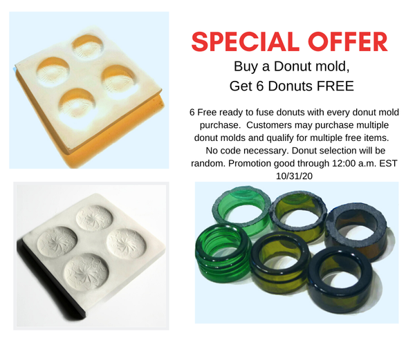 Free Donut with mold purchase offer