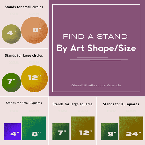Fused Glass Display Stands Categories