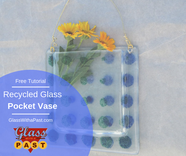 Fused Glass Pocket Vase