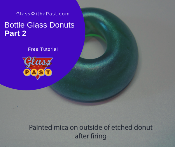 Fused Bottle Glass Donuts