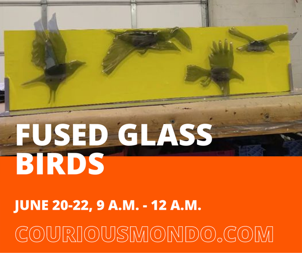 Fused Glass Birds