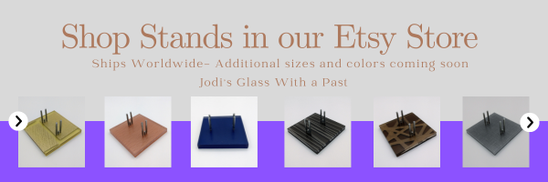 Shop stands at Glass With a Past Etsy - Worldwide Shipping