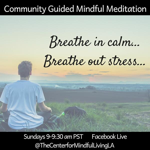 Sunday Community Meditation on Facebook