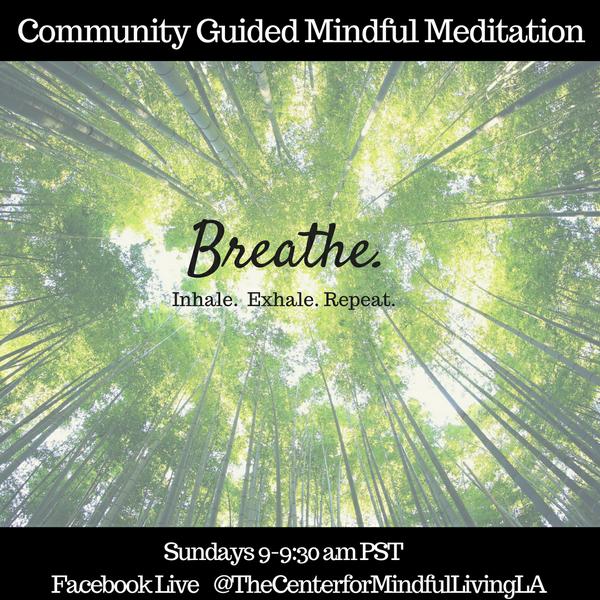 Sunday Morning Meditation on Facebook Live