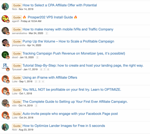 Free Affiliate Marketing Guides