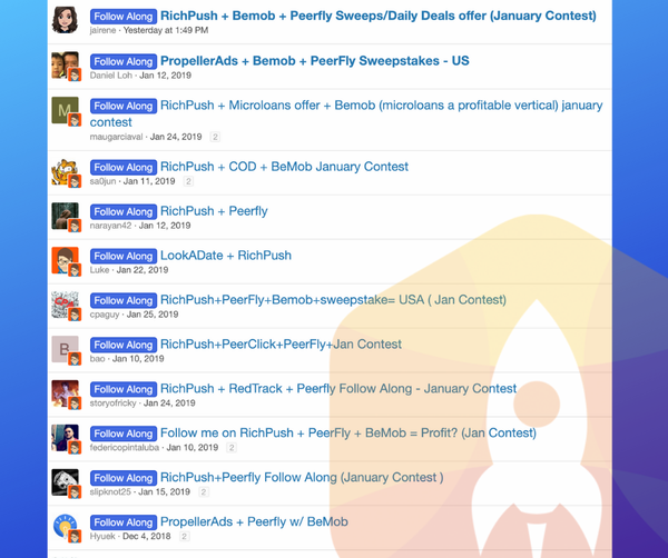 Follow Along Threads