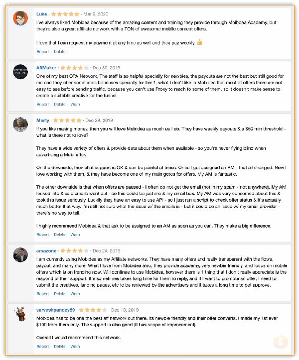 Mobidea reviews