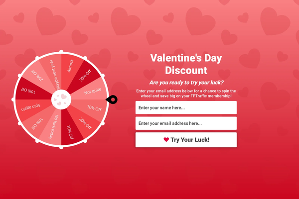 Valentine's Day promo screenshot