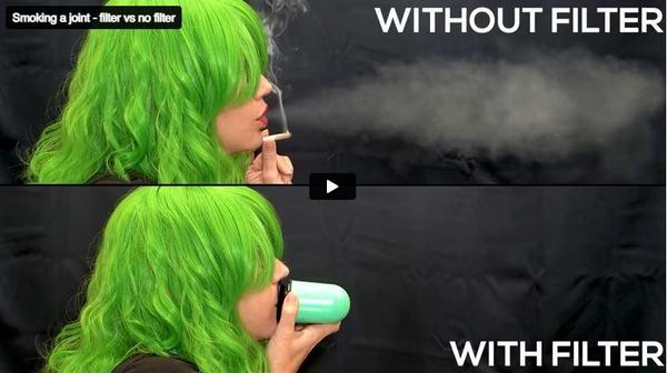 Smoking with vs without a filter