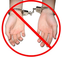 Don't let your hands get put in cuffs!