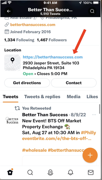 How To Add A Business Location Map To Your Twitter Profile