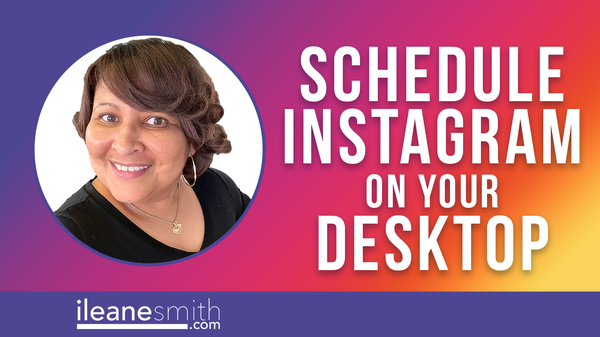 Schedule Instagram from Desktop
