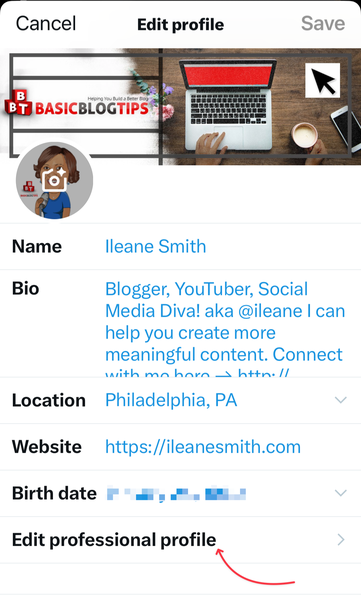 Basic Blog Tips on Twitter