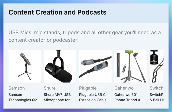 Content Creation and Podcasts Collection