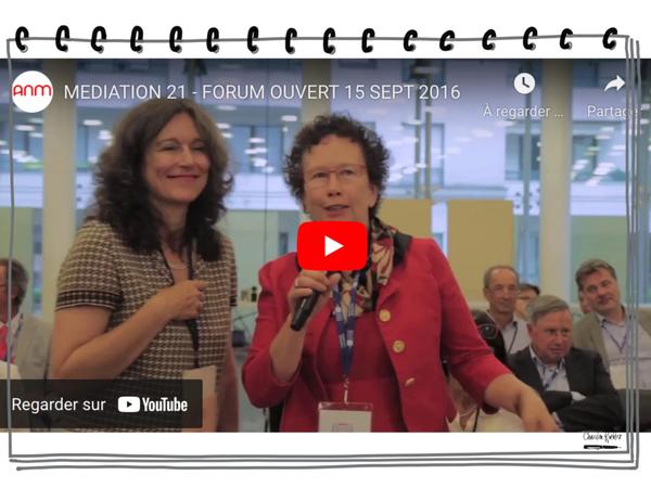 Mediation 21 Forum ouvert  video Youtube