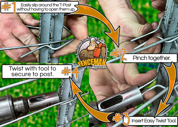 T-Post Easy Twist Fence Ties