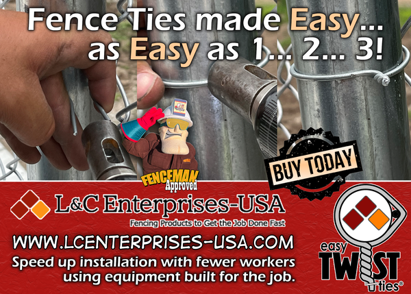 Easy Twist Fence Ties