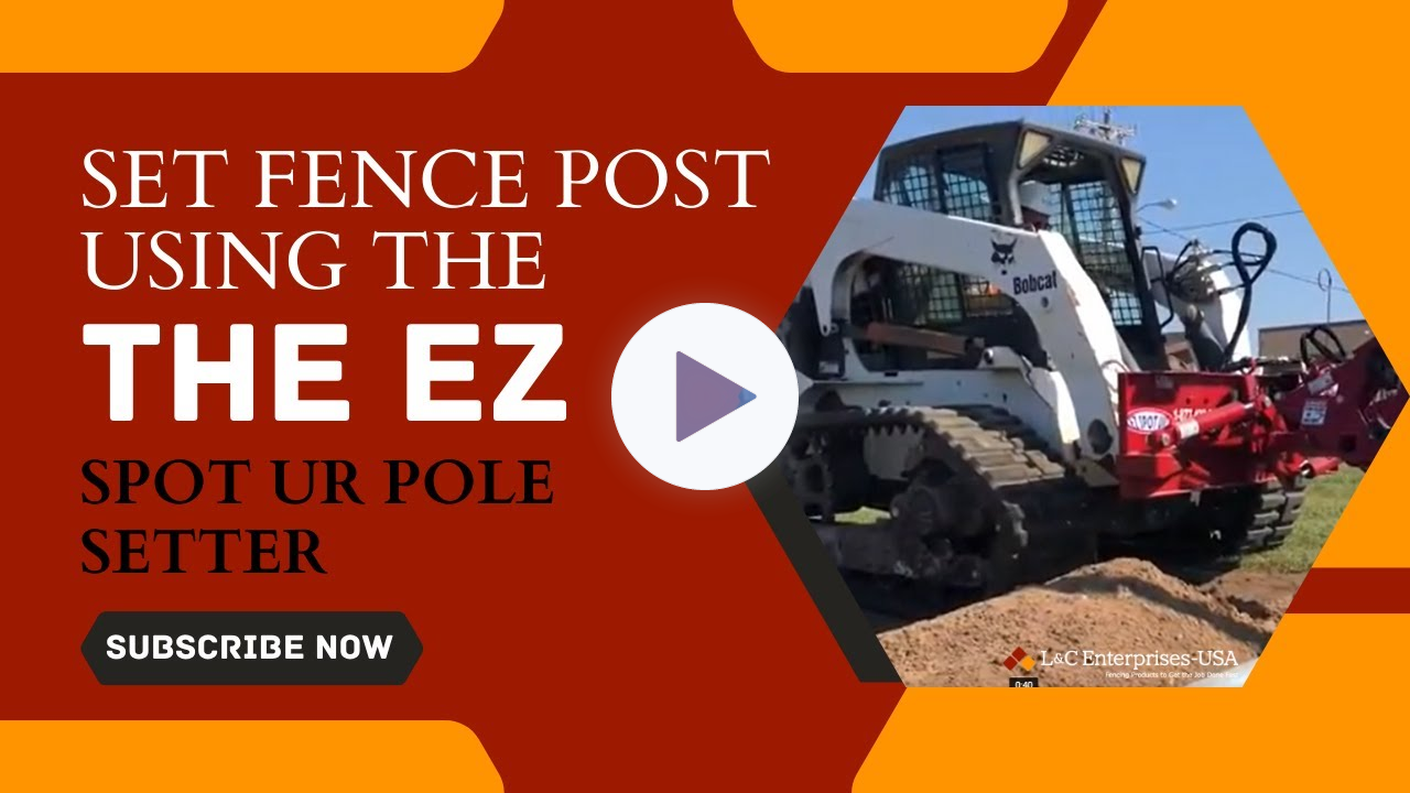 Setting fence posts