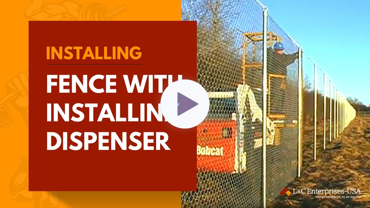 Installing Fence with Installink Dispenser