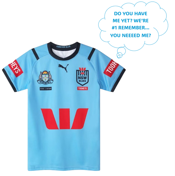 New South Wales NSW Blues 2024 NRL State of Origin SOO Puma Mens Adult Replica Jersey