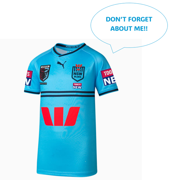 New South Wales NSW Blues State of Origin SOO 2023 NRL Puma Home Replica Mens Adult Jersey