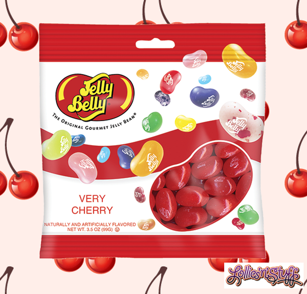 80g Packets Jelly Belly Very Cherry Flavoured Jelly Beans