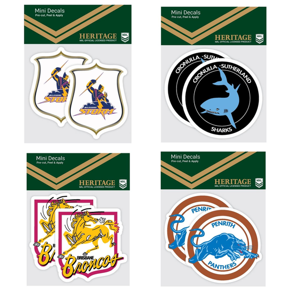 NRL Mini Heritage Decals