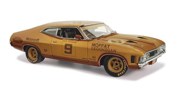 PRE ORDER $50 DEPOSIT - 1973 Bathurst Winner Gold Livery 50th Anniversary Allan Moffat #9 Ford XA Falcon GT 1:18 Scale Model Car (FULL PRICE - $299.00)