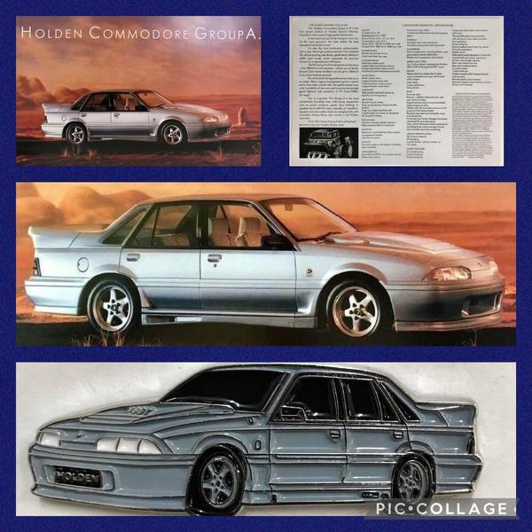 PRE ORDER - Holden VL Commodore Group A SV 'Walkinshaw' Panorama Silver 1:18 Scale Die Cast Model Car (FULL PRICE - $350.00*) - Exclusive Includes Matching
Pin Badge + A4 Dealers Promotional Poster