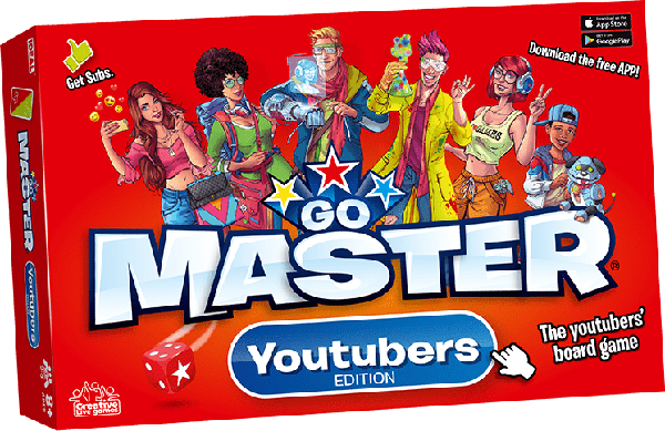 Go Masters Youtubers Edition The Youtubers Board Game Activity Family Fun