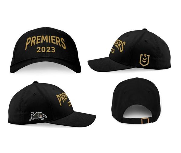 Penrith Panthers 2023 NRL Three-Peat Premiers Back To Back To Back Tidwell Mens Adult Cap Hat