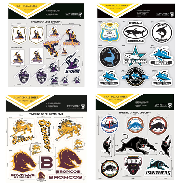 NRL Timeline Emblems