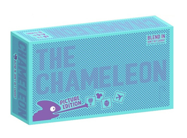 The Chameleon Pictures Edition Party Game Blend In, Don't Get Caught Ages 14+