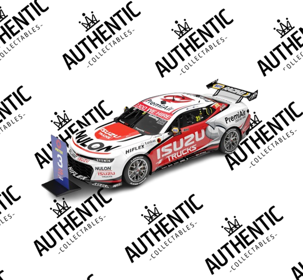 PRE ORDER $50 DEPOSIT - 2025 Bathurst 1000 Third Place #31 James Golding / David Russell PremiAir Racing Chevrolet Camaro ZL1 1:18 Scale Die-cast Model Car (FULL PRICE
- $299.00*)