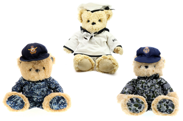 Military Service Bear Plush Toy