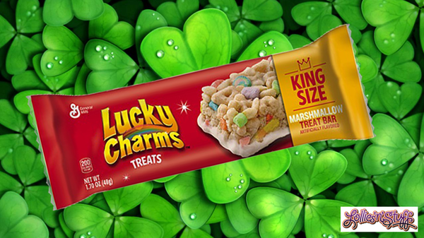 48g Lucky Charms Cereal Treats Marshmallow Treat Bar  Now With Bigger Marshmallows