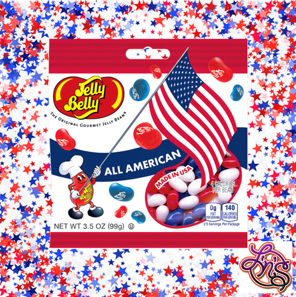 99g Packets Jelly Belly All American USA Flavours Jelly Bean Mix