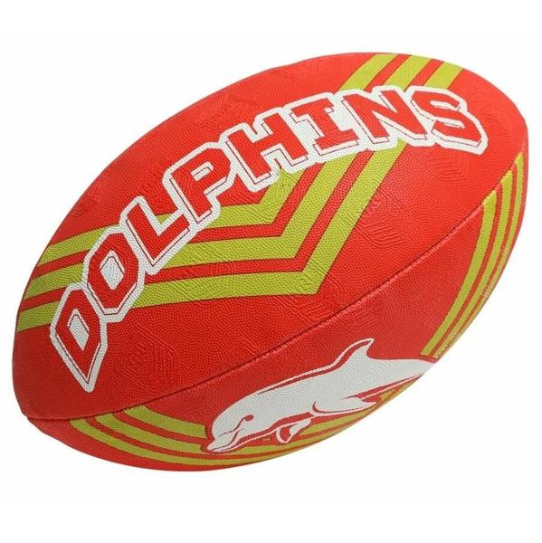 Dolphins NRL Logo Full Size 5 Large Football Foot Ball Footy