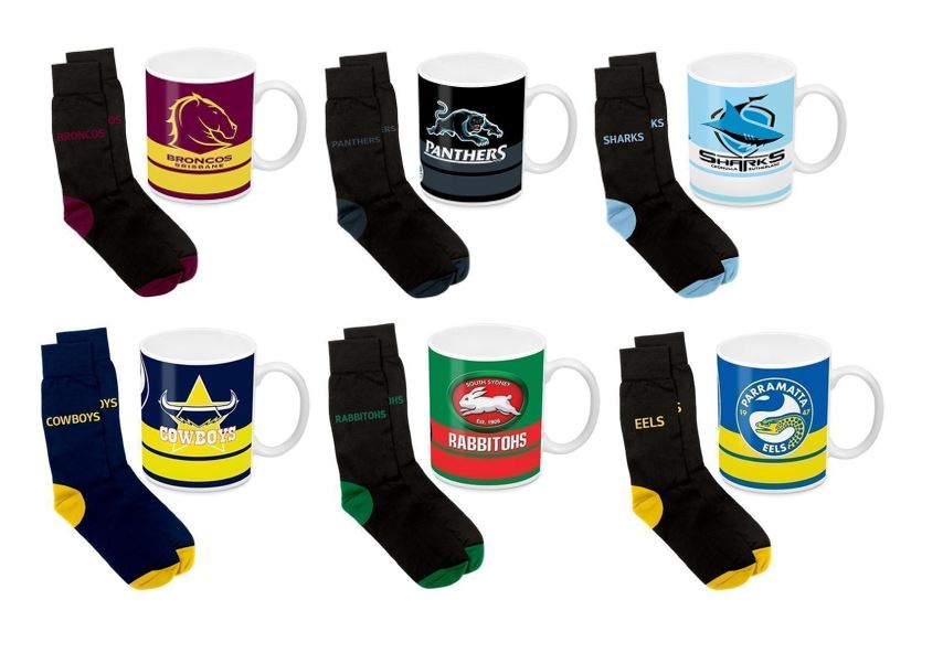 NRL Team Mug & Sock Set