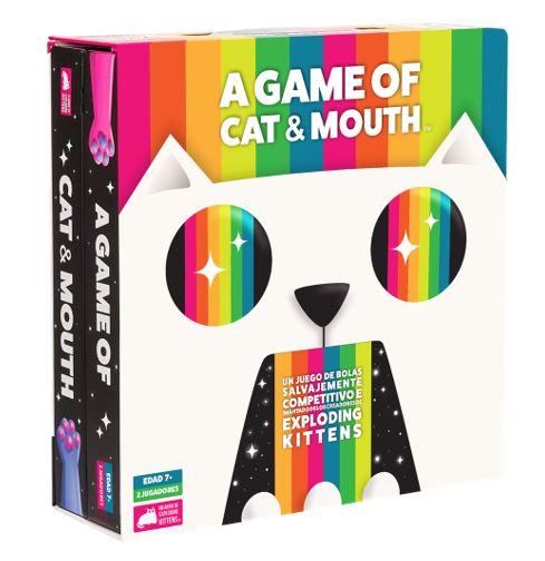 A Game Of Cat & Mouth (By Exploding Kittens) Magnetic Pinball Slingshot Game